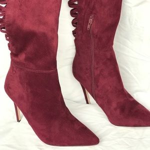 Suede over-the-Knee boots